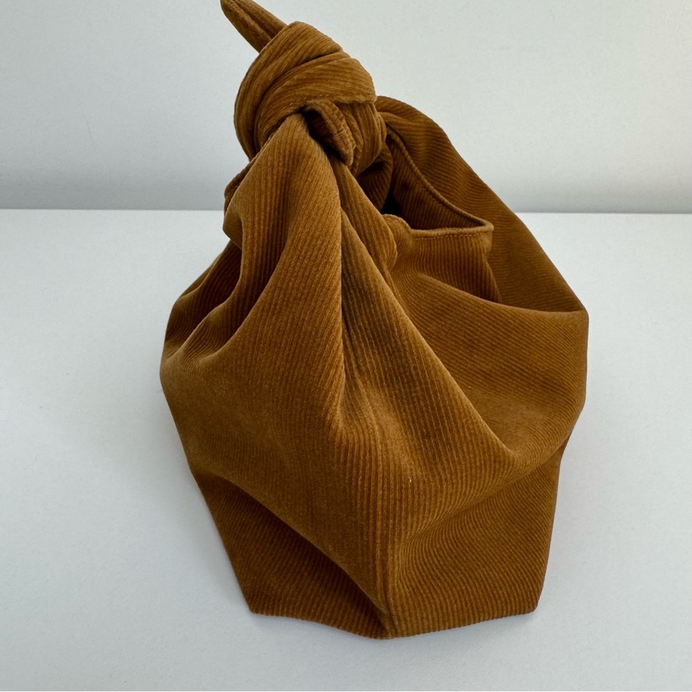 Merit Beauty The Signature Cosmetic Bag Corduroy Tie Top - Picture 6 of 12